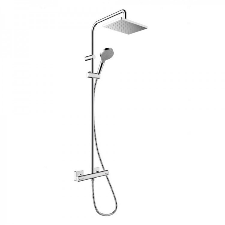 Душевая система наружного монтажа Hansgrohe Vernis Shape 230 Showerpipe 26286000 Душевая система наружного монтажа Hansgrohe Vernis Shape 230 Showerpipe 26286000